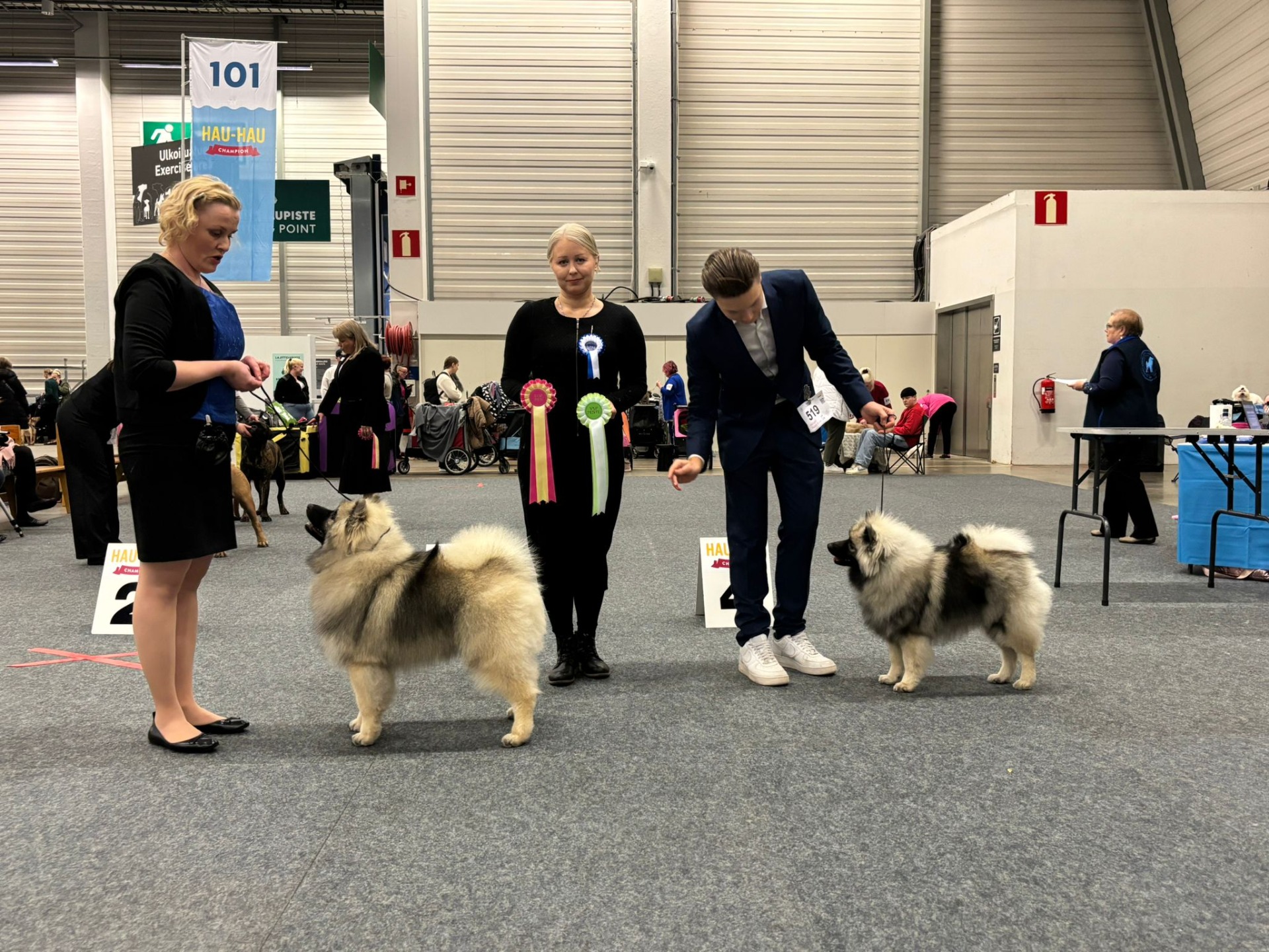 ROP Ikurin Patris Filius ja Laura sekä VSP Ikurin Prospera Mea ja Max